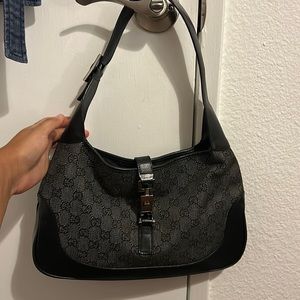 Beautiful Gucci Jackie with denim monogram